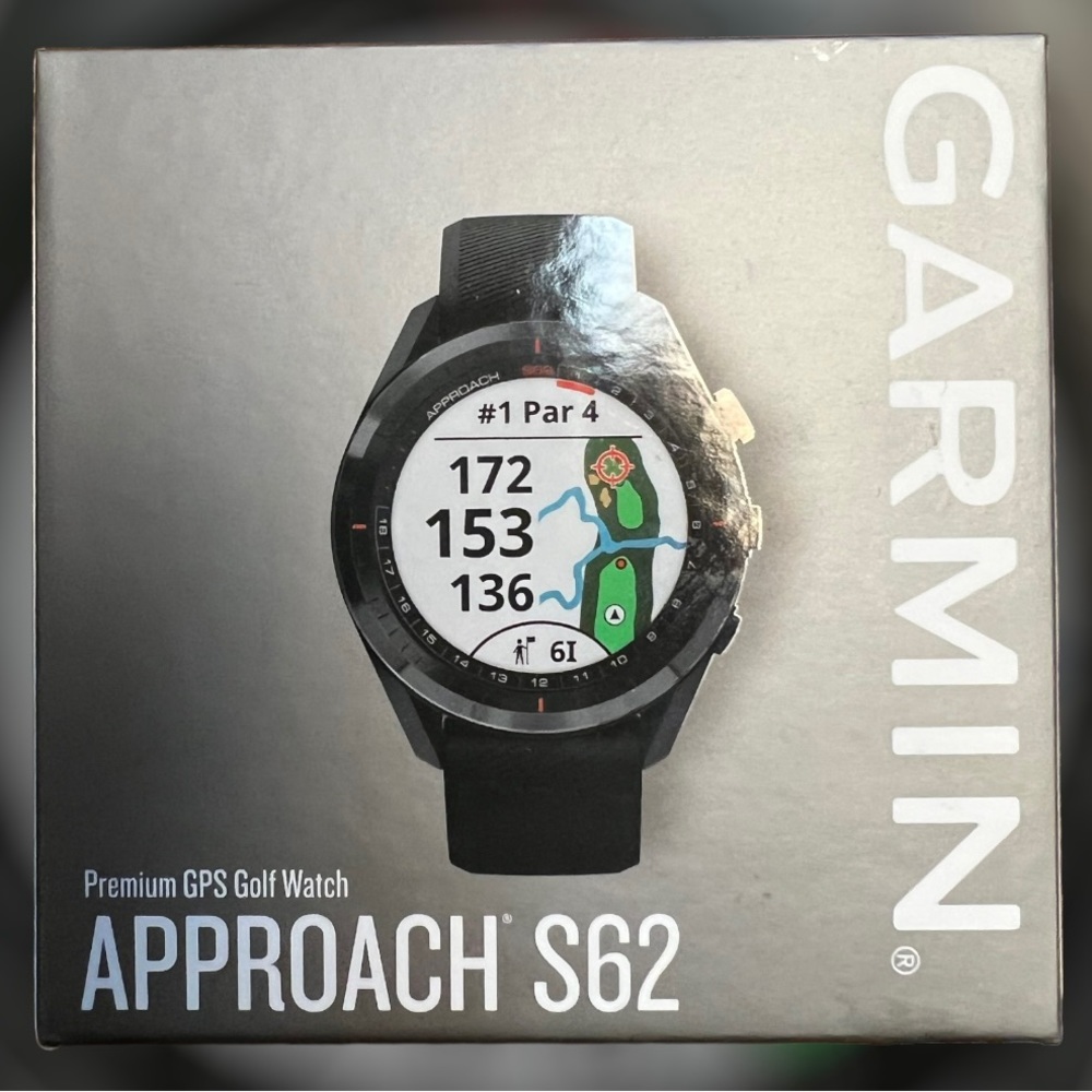 BRAND NEW Garmin Approach S62 Premium GPS Golf Watch